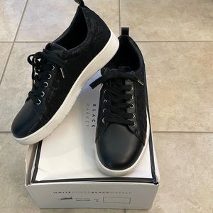 WHBM Kicks Black Lace Sneaker Size 9M